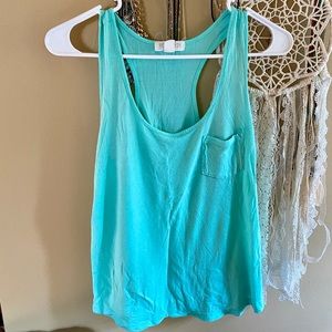🔹Bright blue Forever21 racerback tank